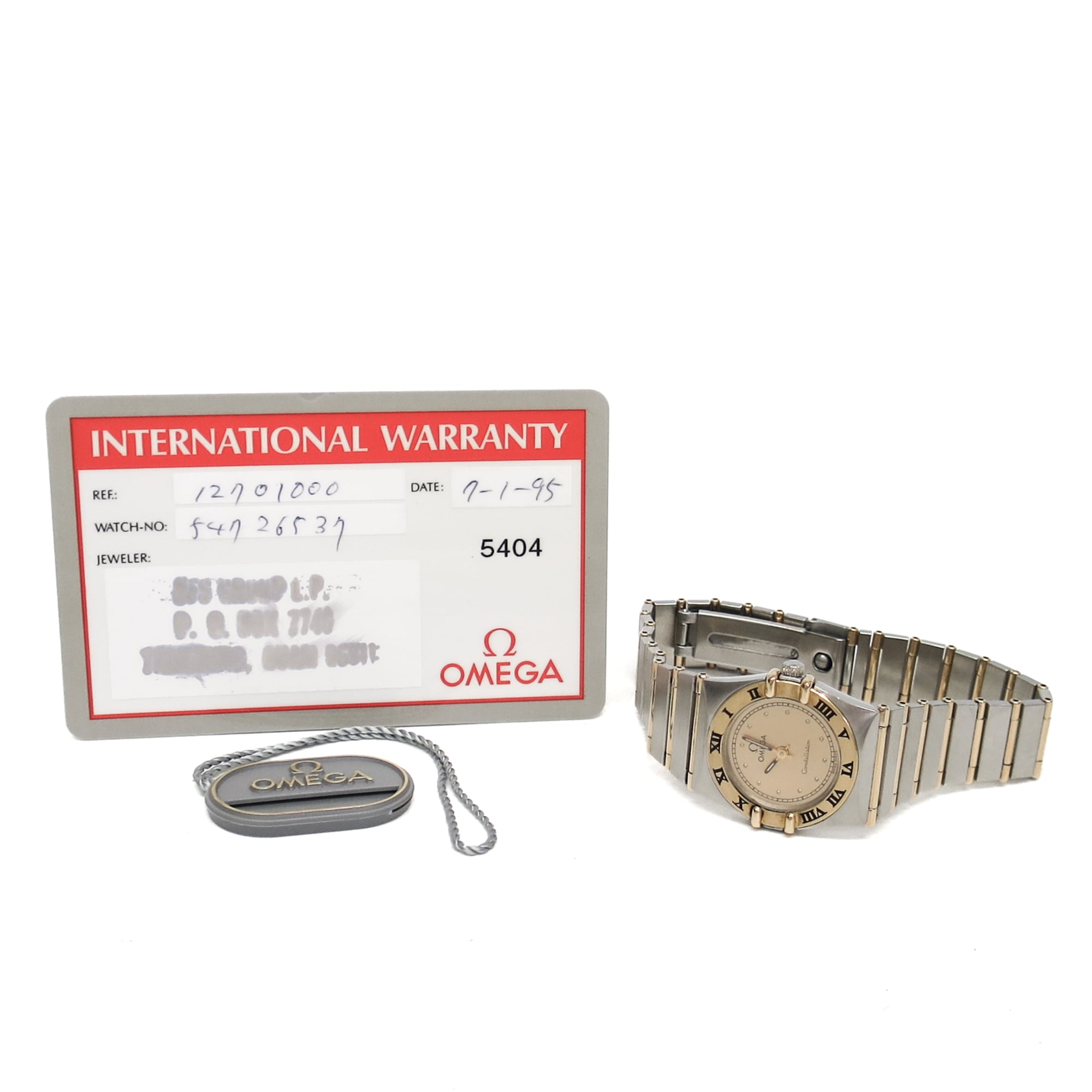 Omega Constellation Quartz Stainless Steel And Yellow Gold Watch (Pre-Owned)