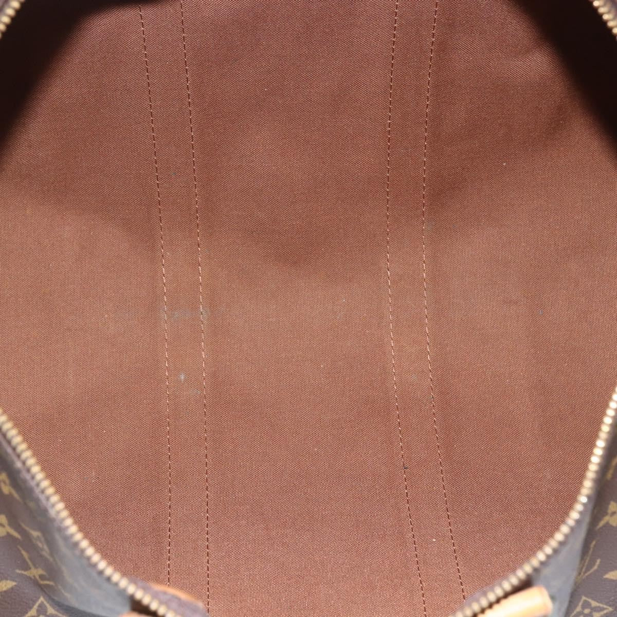 Louis Vuitton Keepall Monogram Canvas Brown Canvas Travel Bag Bag (Pre-Owned)