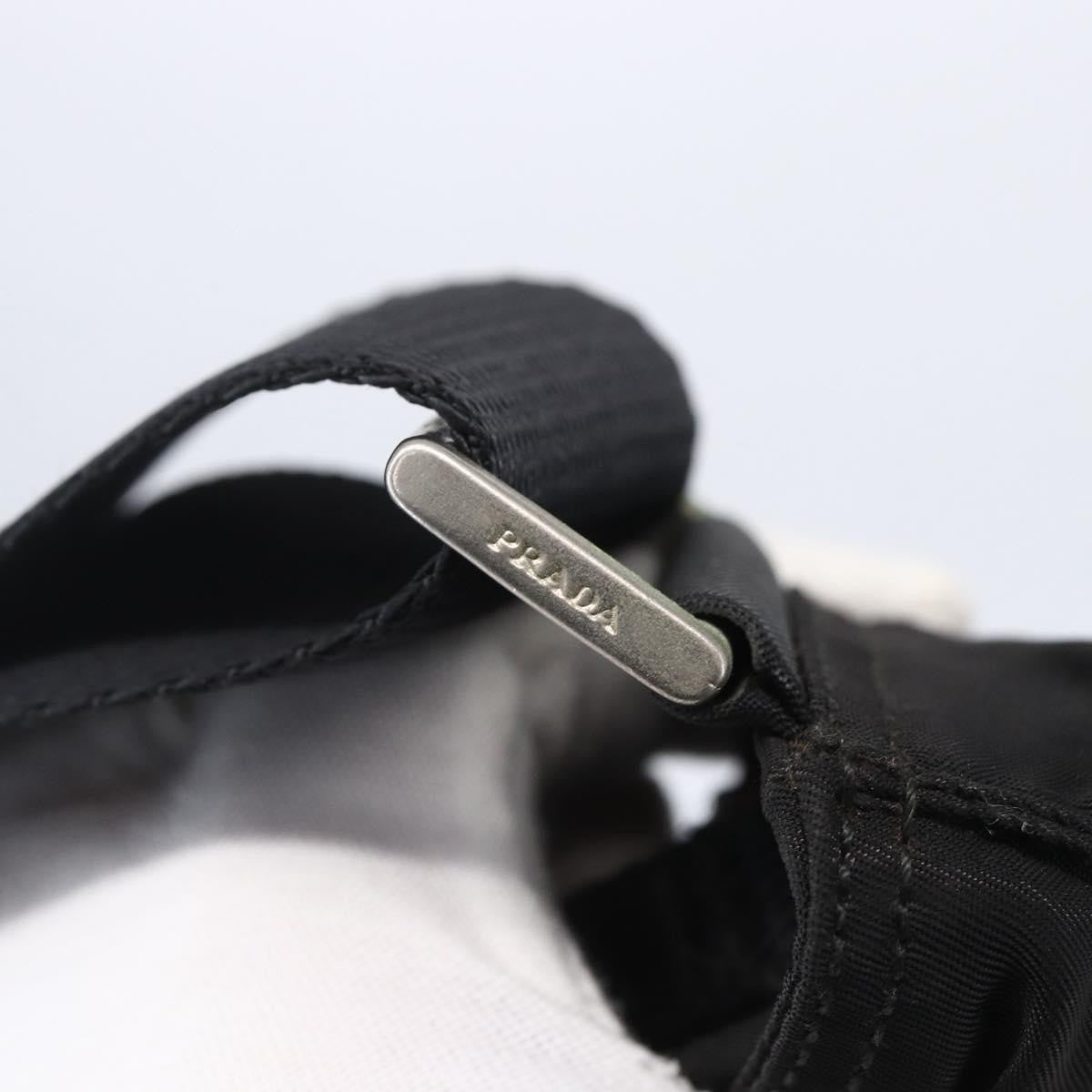 Prada Flat Messenger Tessuto Black Nylon Shoulder Bag Bag (Pre-Owned)