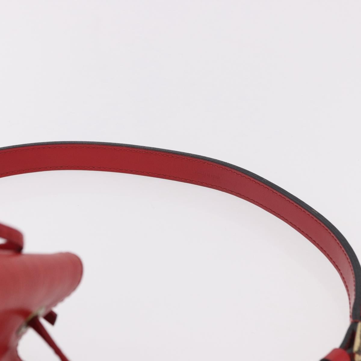 Louis Vuitton Petit Noe Epi Leather Red Leather Shoulder Bag Bag (Pre-Owned)