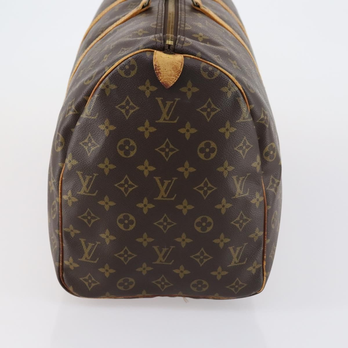 Louis Vuitton Keepall Monogram Canvas Brown Canvas Travel Bag Bag (Pre-Owned)