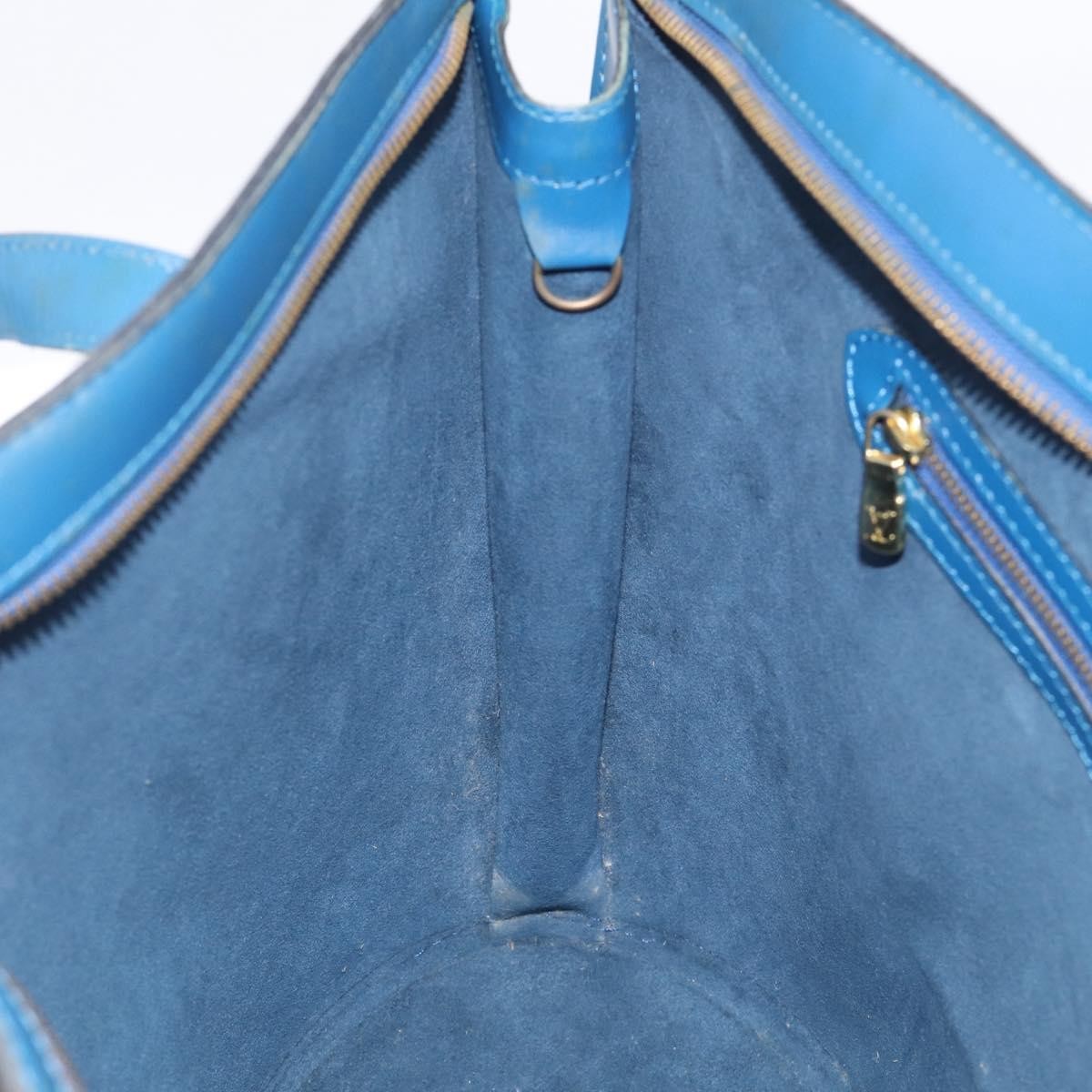 Louis Vuitton Saint Jacques Epi Leather Blue Leather Handbag (Pre-Owned)