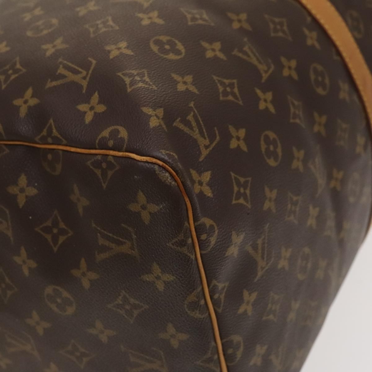 Louis Vuitton Keepall Monogram Canvas Brown Canvas Travel Bag Bag (Pre-Owned)