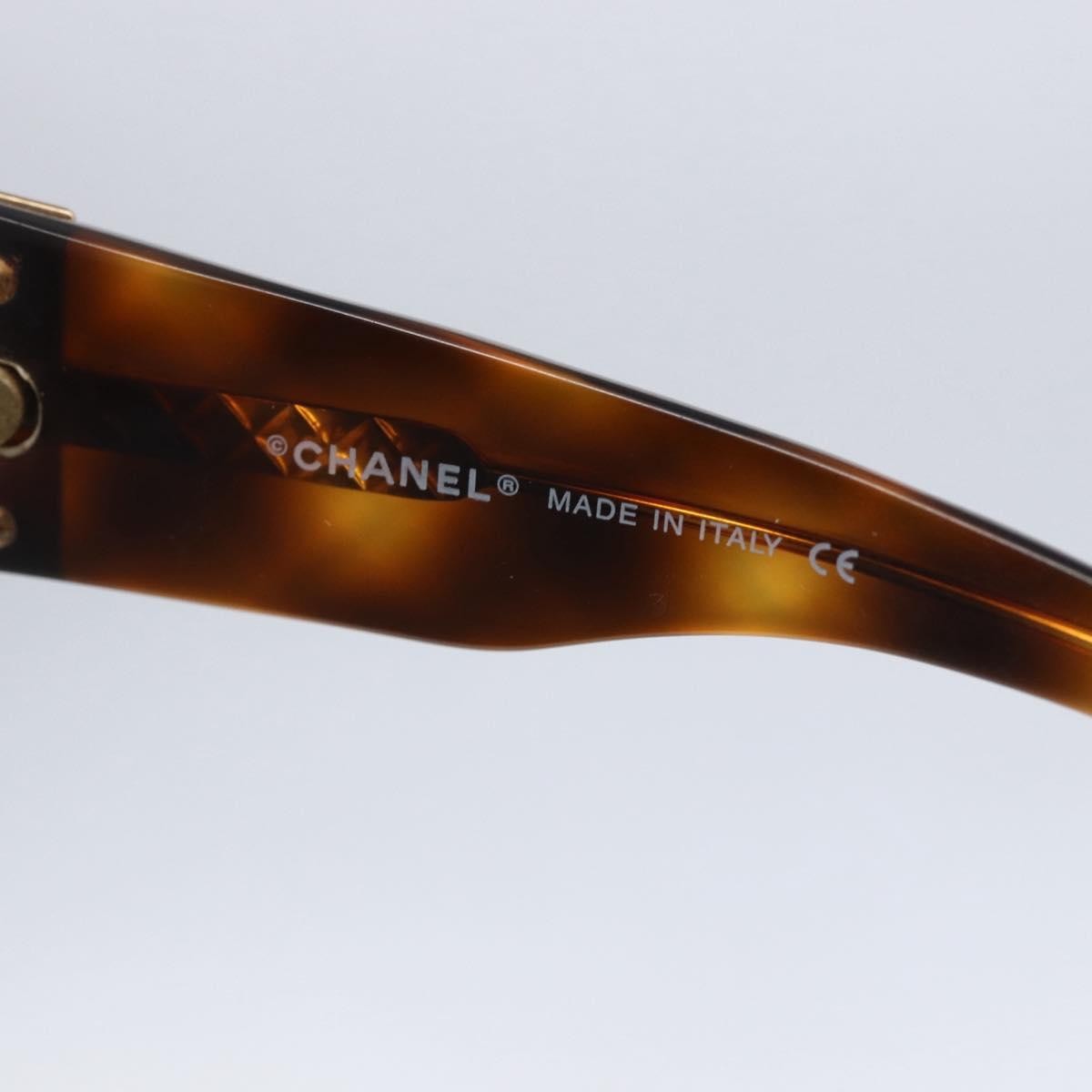 Chanel Chanel Logo Sunglasses Eye Wear Plastic Brown Plastic Sunglasse Accessory (Pre-Owned)