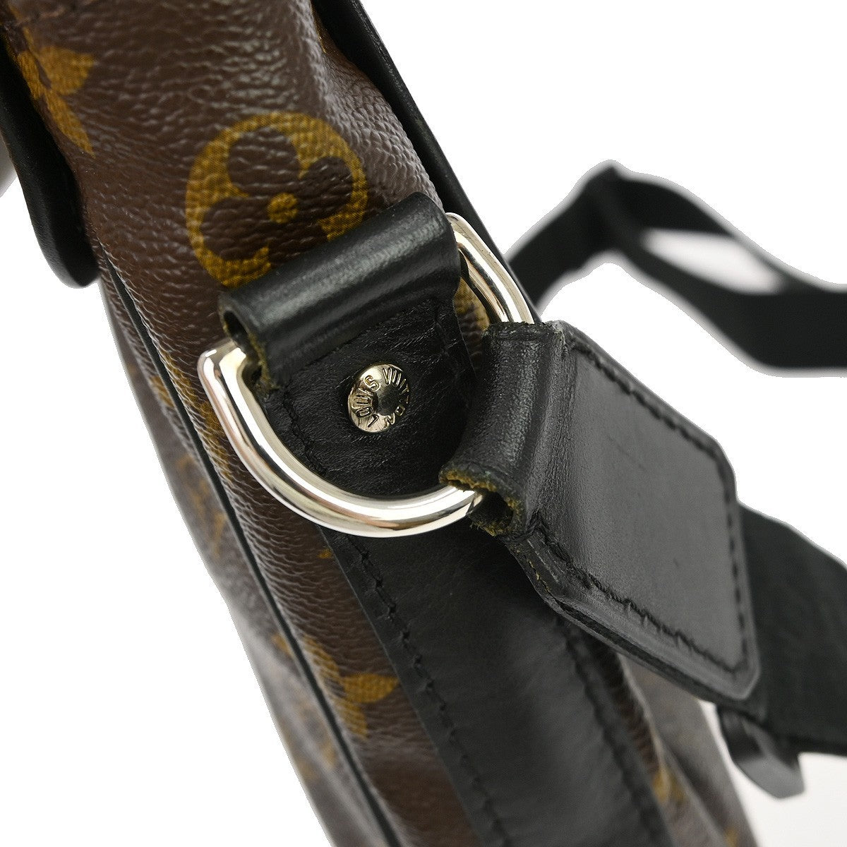 Louis Vuitton Bass Messenger Macassar Monogram Canvas Brown Canvas Shoulder Bag Bag (Pre-Owned)