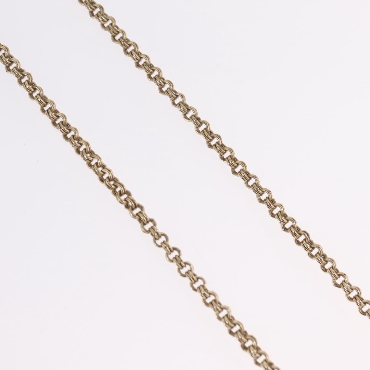 Christian Dior Cd Pendant Metal Gold Metal Necklace Jewelry (Pre-Owned)