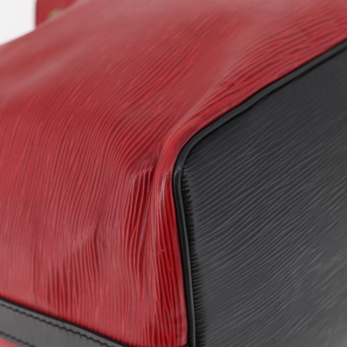Louis Vuitton Bicolor Petit Noe Epi Leather Red Leather Shoulder Bag Bag (Pre-Owned)