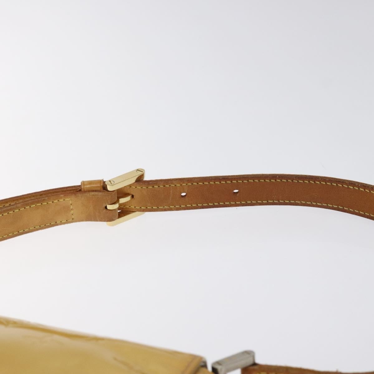 Louis Vuitton Thompson Street Monogram Vernis Beige Patent_Leather Shoulder Bag Bag (Pre-Owned)