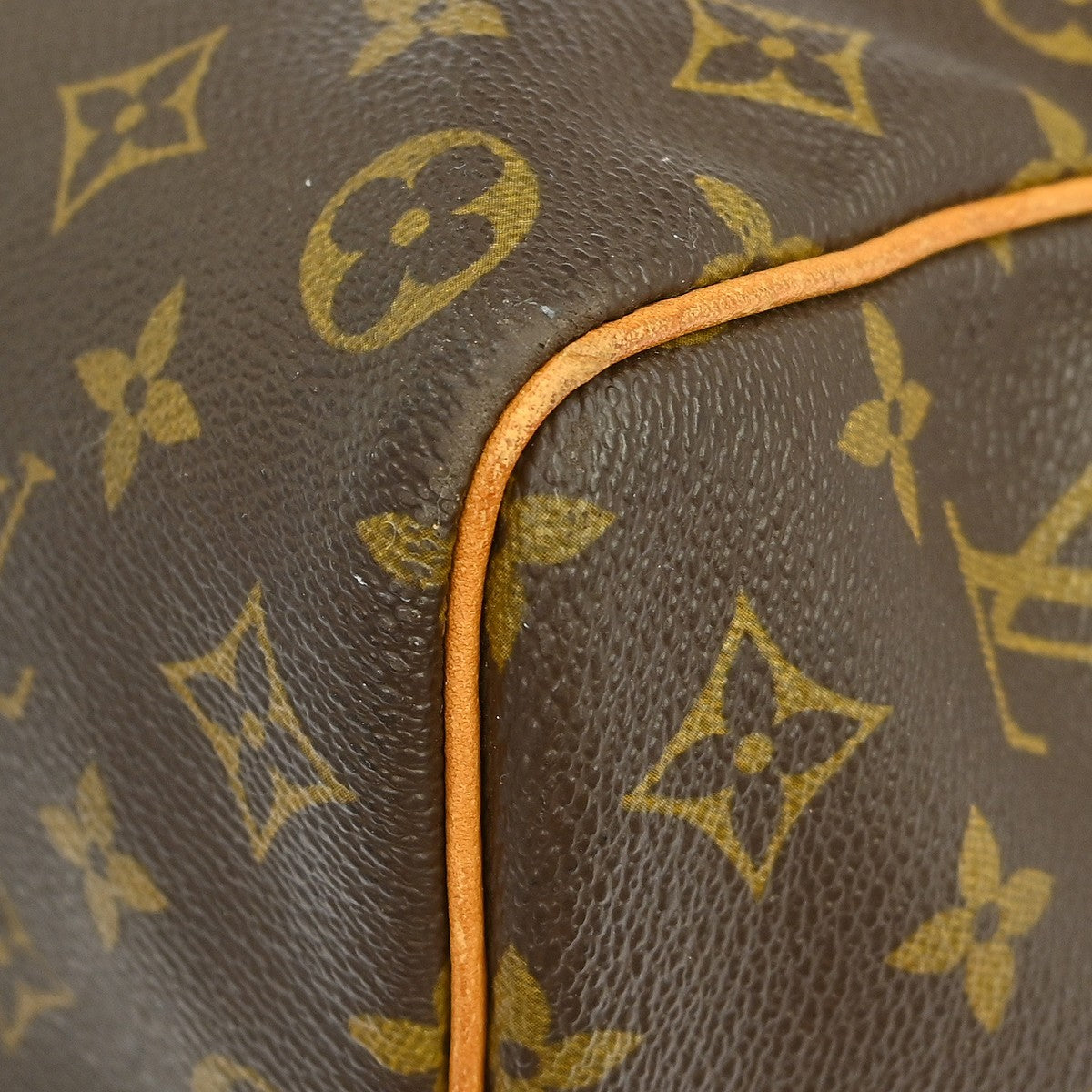 Louis Vuitton Keepall Monogram Canvas Brown Canvas Travel Bag Bag (Pre-Owned)