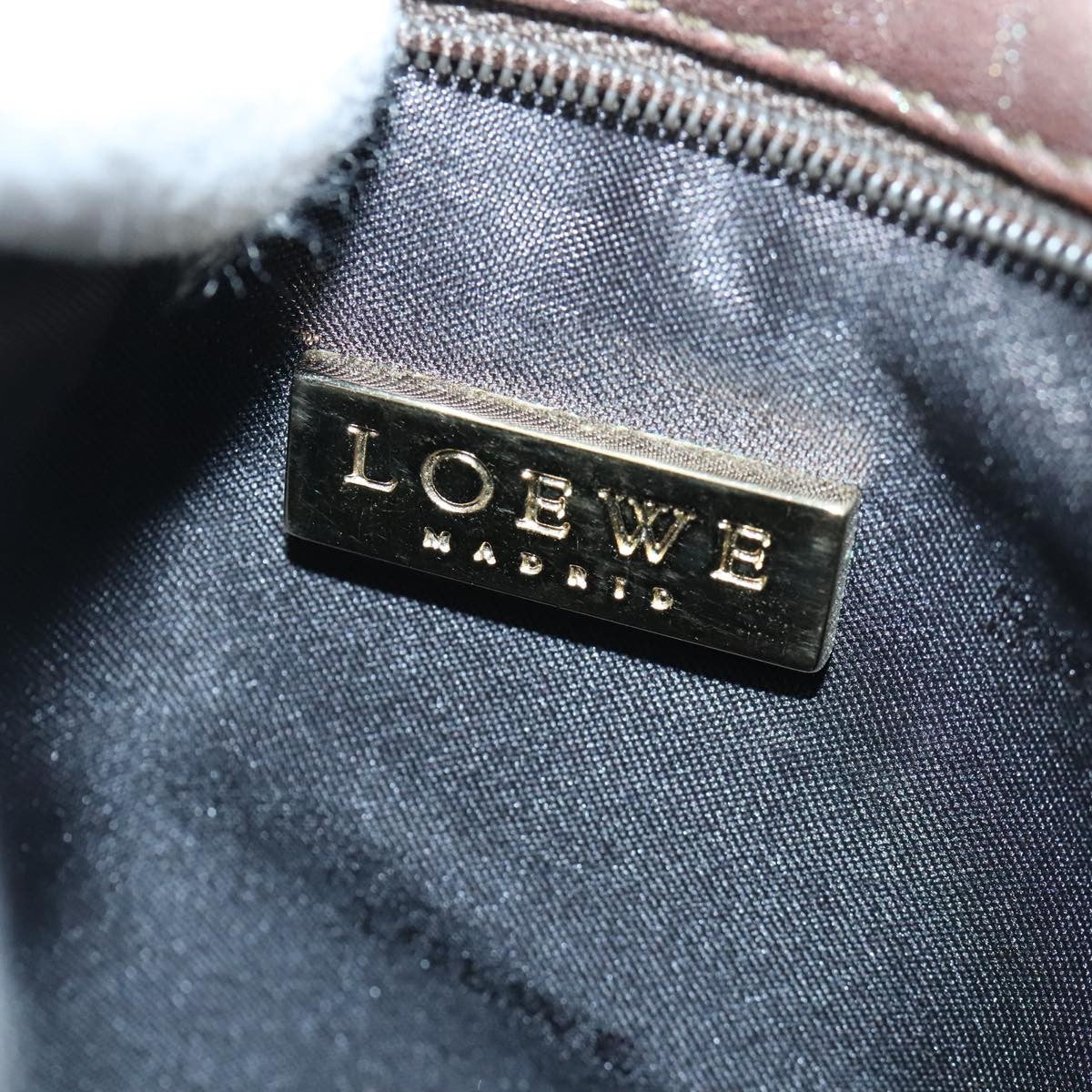 Loewe Vintage Leather Brown Leather Shoulder Bag Bag (Pre-Owned)