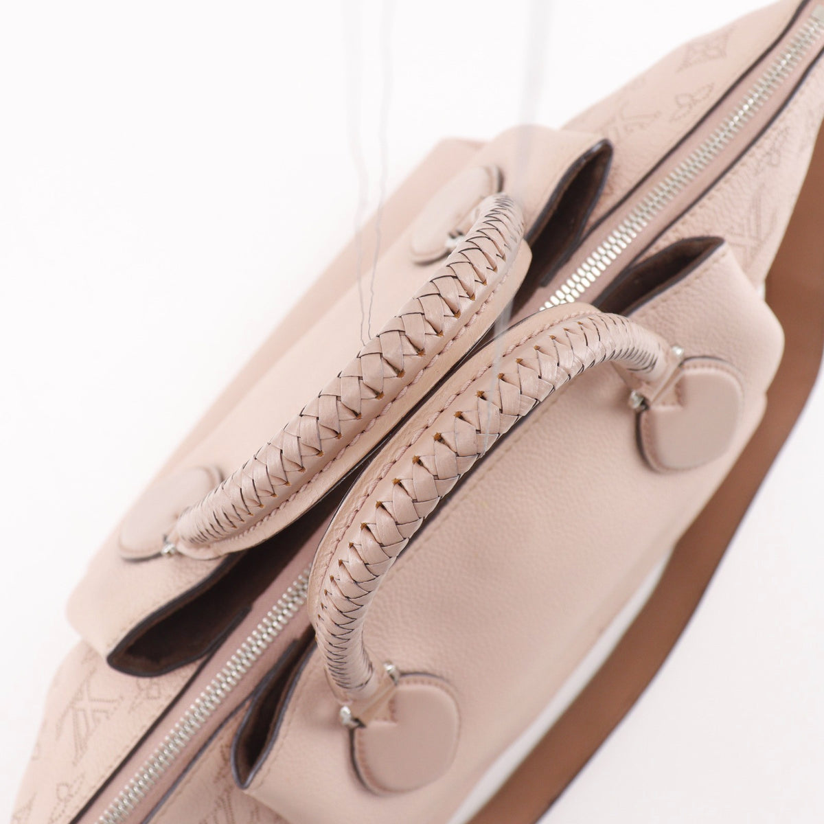 Louis Vuitton Haumea Mahina Leather Pink Leather Handbag (Pre-Owned)