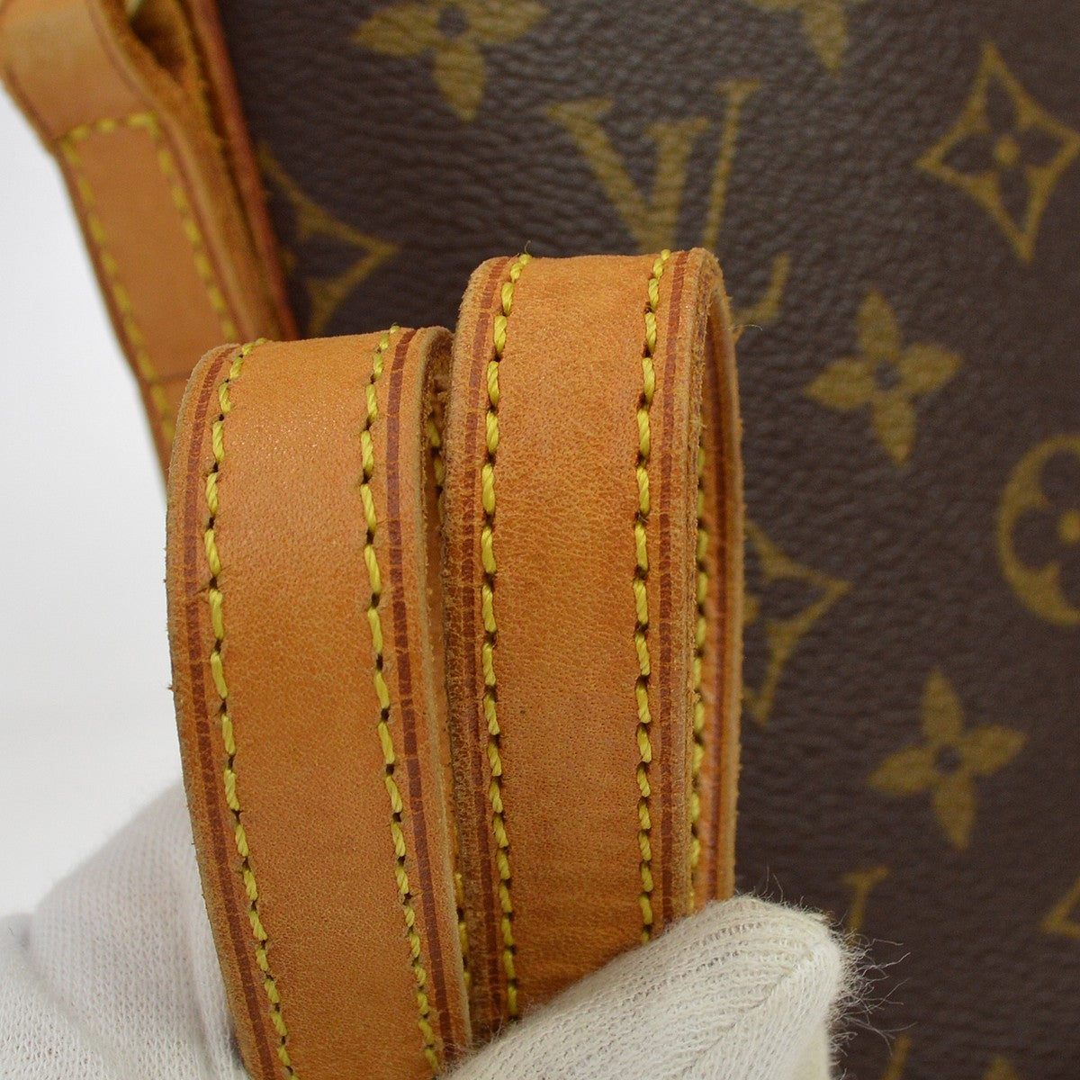 Louis Vuitton Drouot Monogram Canvas Brown Canvas Handbag (Pre-Owned)