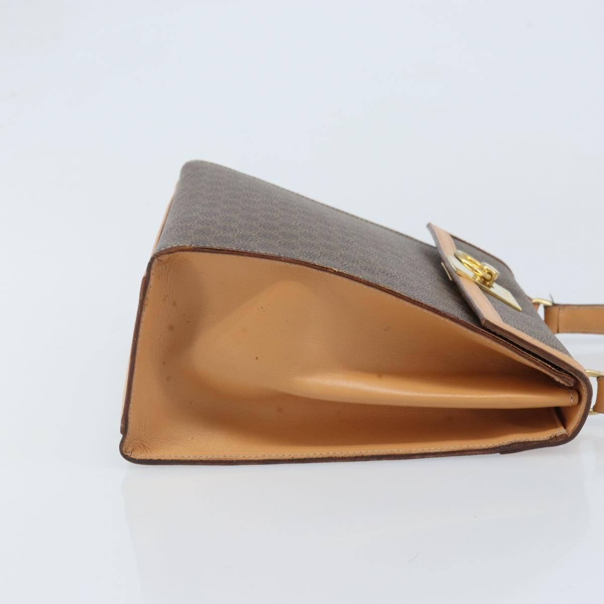 Celine Handbag Canvas Brown Canvas Handbag (Pre-Owned)