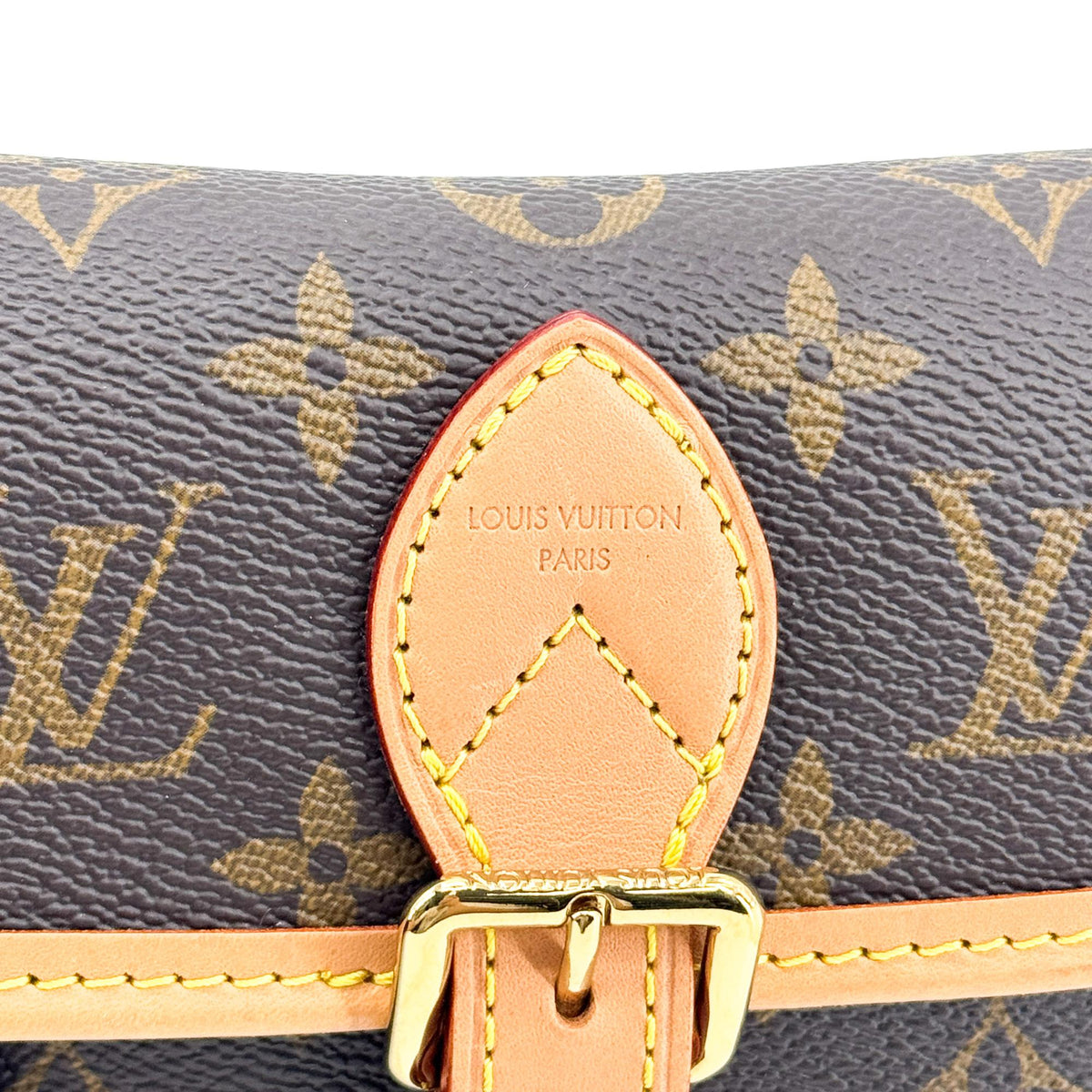 Louis Vuitton Diane Nm Monogram Canvas Brown Canvas Handbag (Pre-Owned)