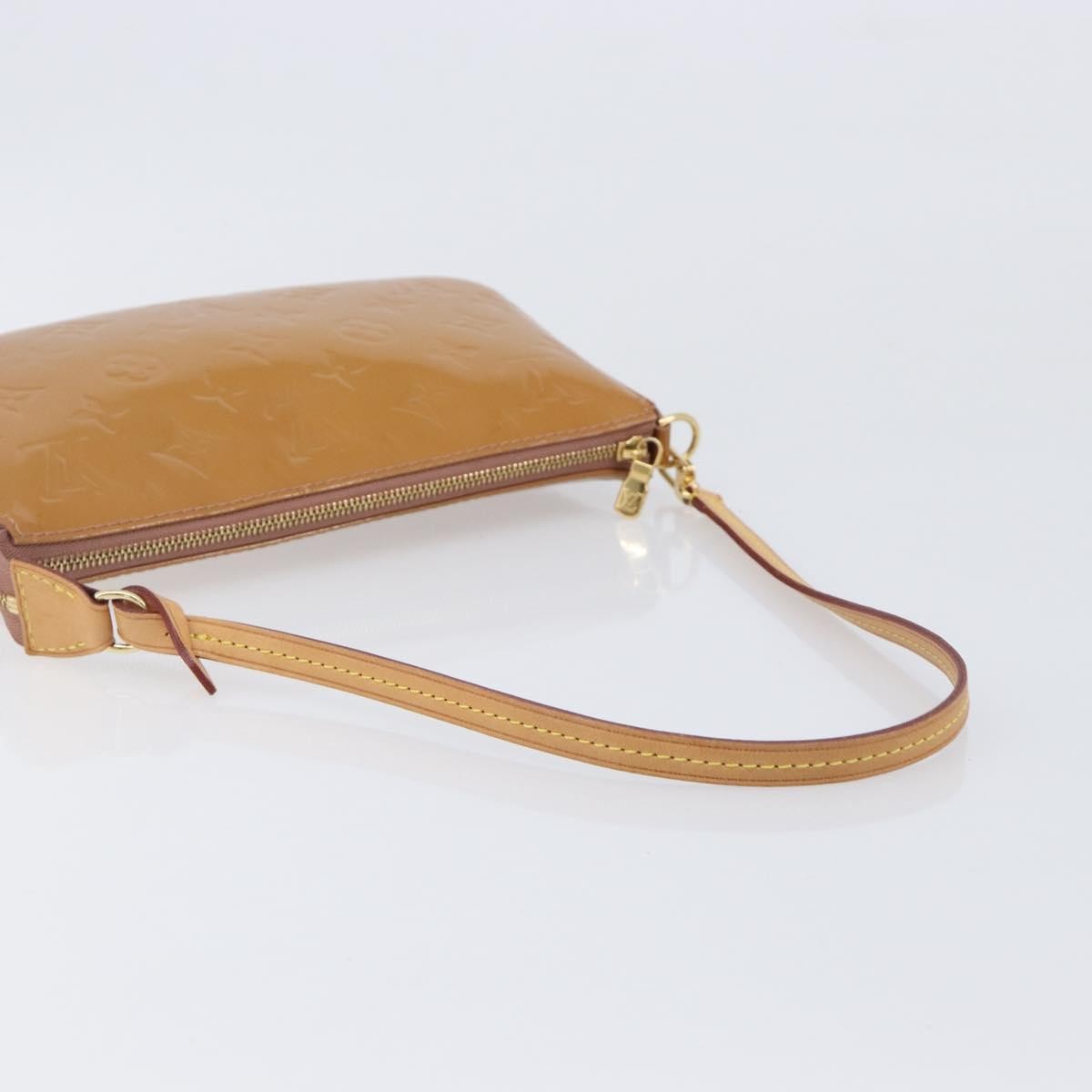 Louis Vuitton Pochette Accessoires Nm Monogram Vernis Brown Patent_Leather Clutche & Pouche Bag (Pre-Owned)