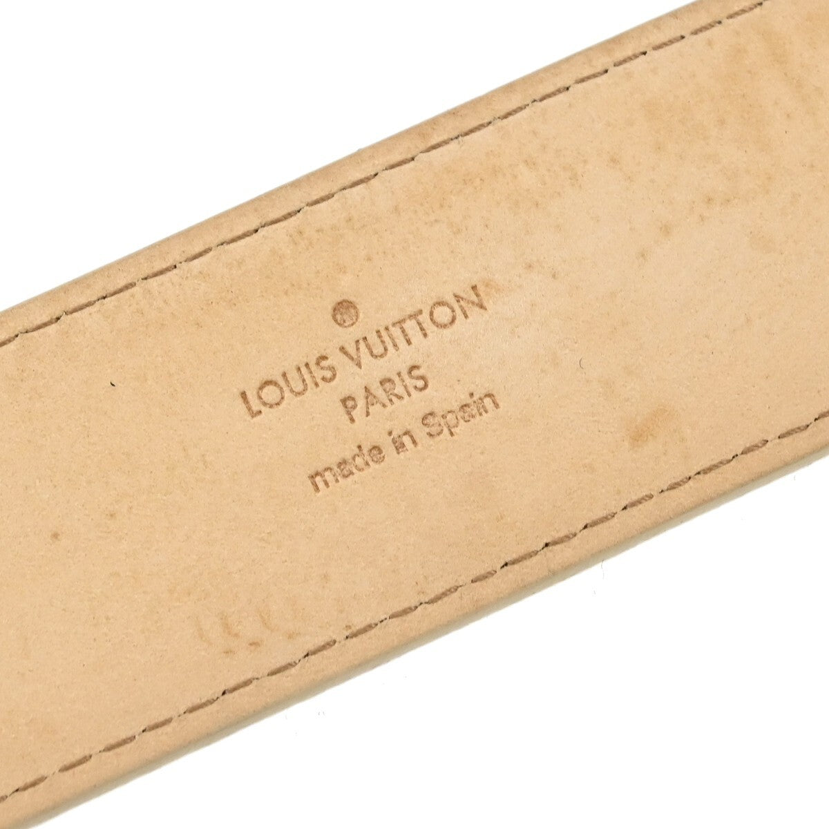 Louis Vuitton Solo Belt Damier Ebene White Canvas Shoulder Bag Bag (Pre-Owned)