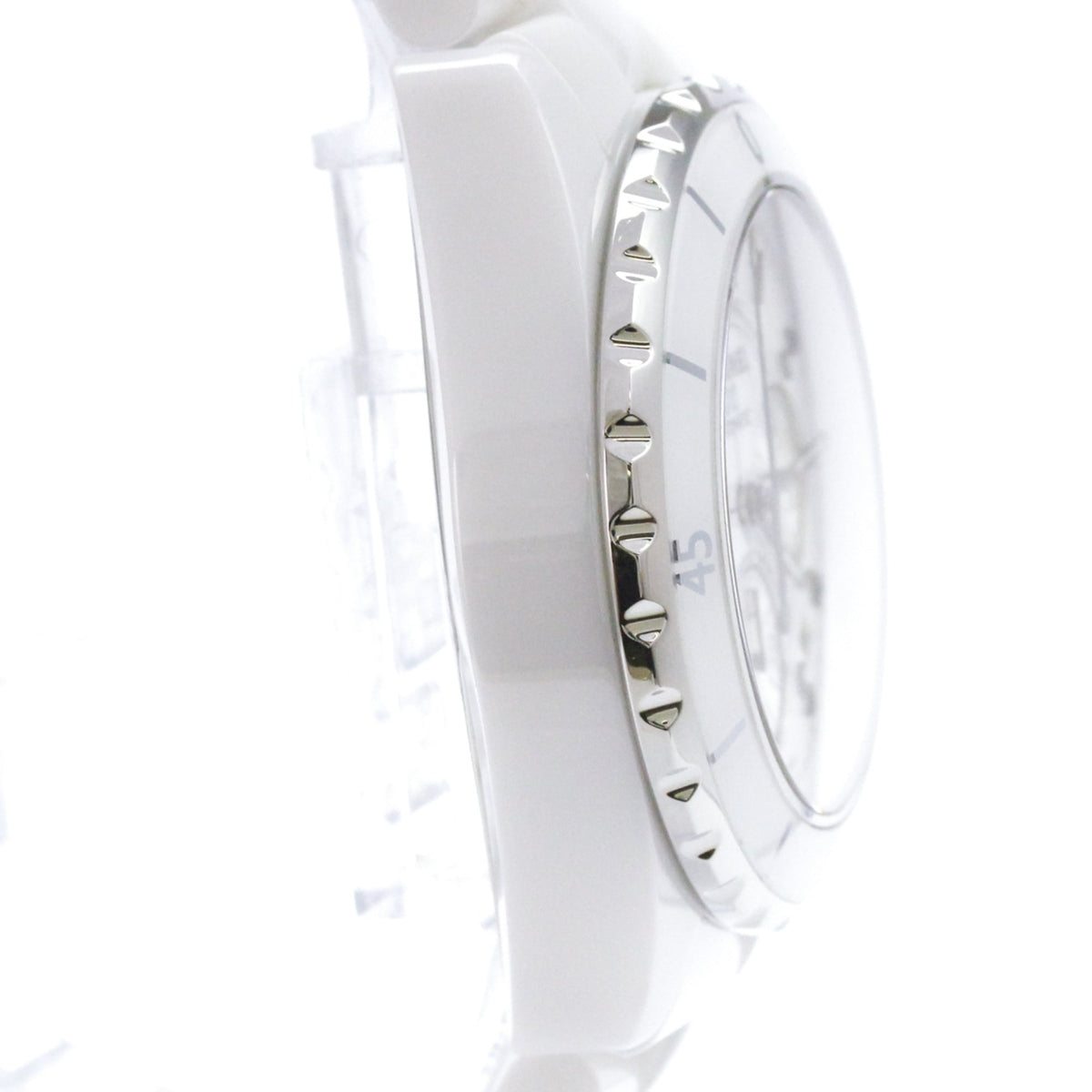 Chanel J12 Gmt Automatic Ceramic And Stainless Steel Watch (Pre-Owned)