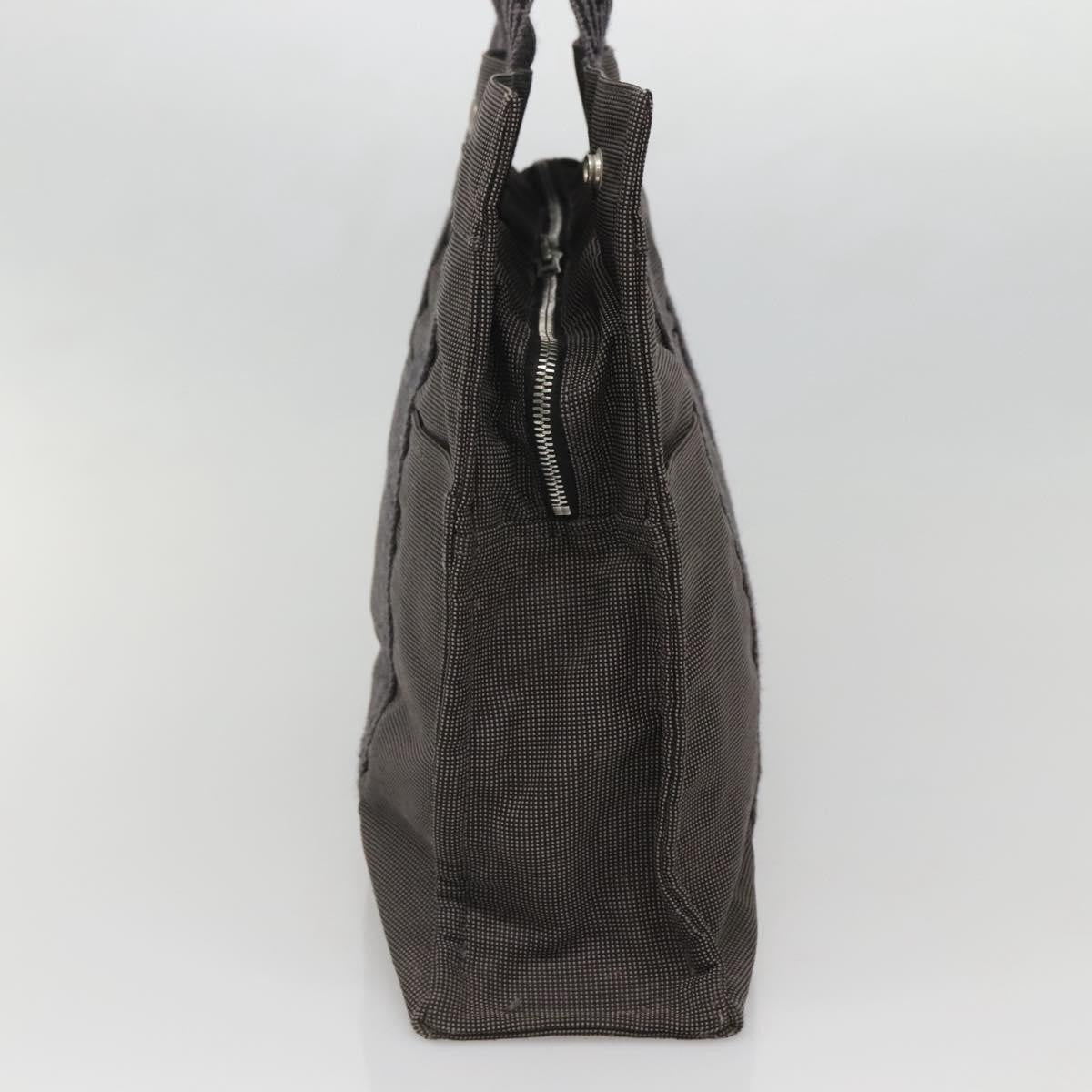 Hermes Fourre-Tout Herline Fourre-Tout Herline Gray Canvas Bag (Pre-Owned)