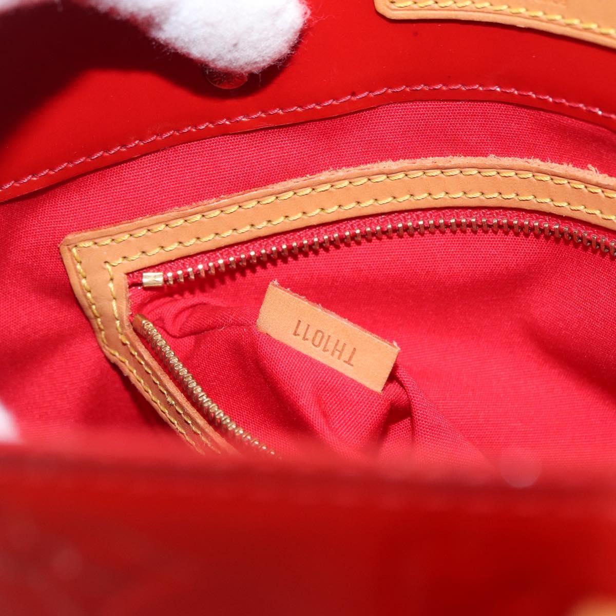 Louis Vuitton Reade Monogram Vernis Red Patent_Leather Handbag (Pre-Owned)