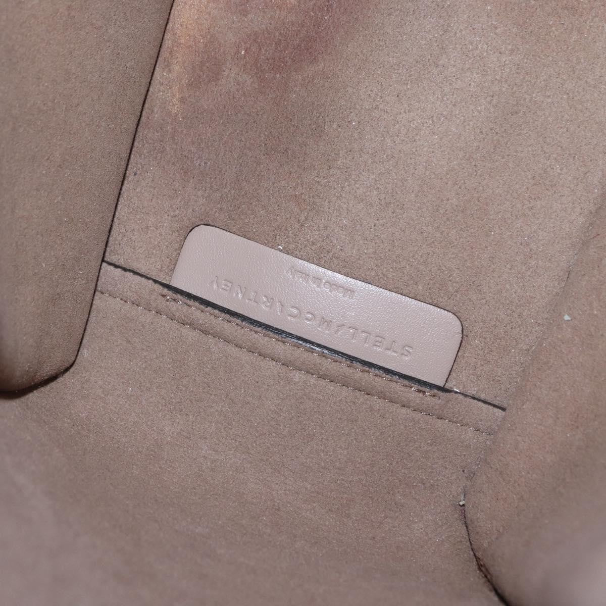 Stella Mccartney Alter Perforated Faux Leather Beige Synthetic Tote Bag Bag (Pre-Owned)