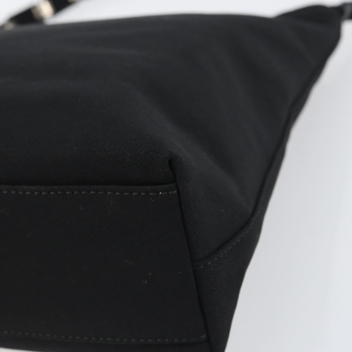 Salvatore Ferragamo Vala Nylon Black Nylon Shoulder Bag Bag (Pre-Owned)