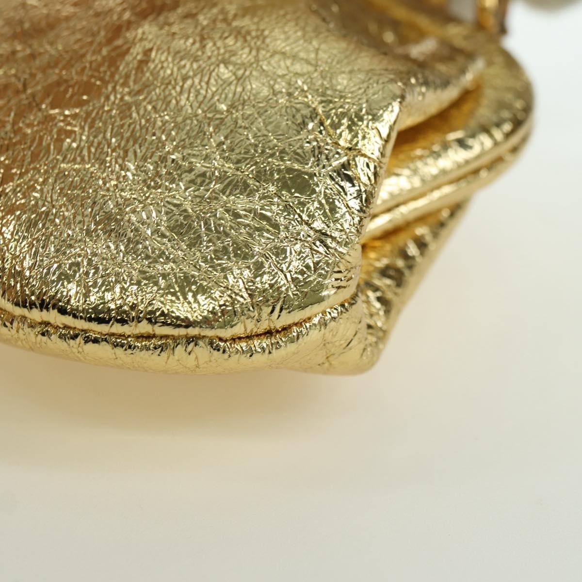 Balenciaga Cloud Clutch Leather Gold Leather Clutche & Pouche Bag (Pre-Owned)