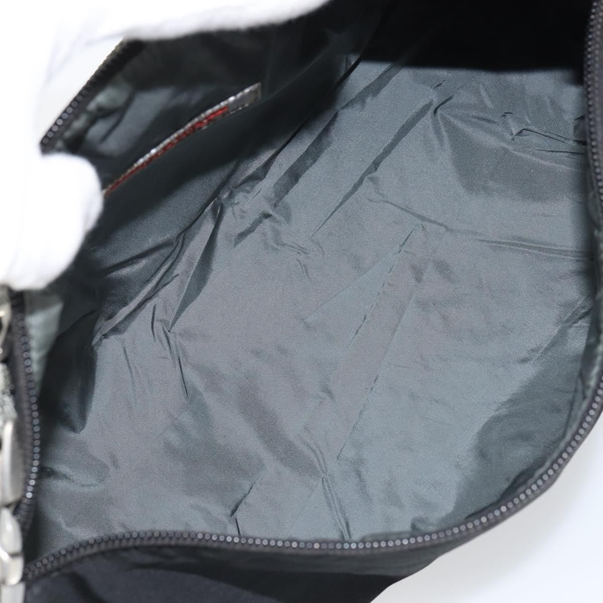 Prada Vintage Sport Nylon Black Nylon Shoulder Bag Bag (Pre-Owned)