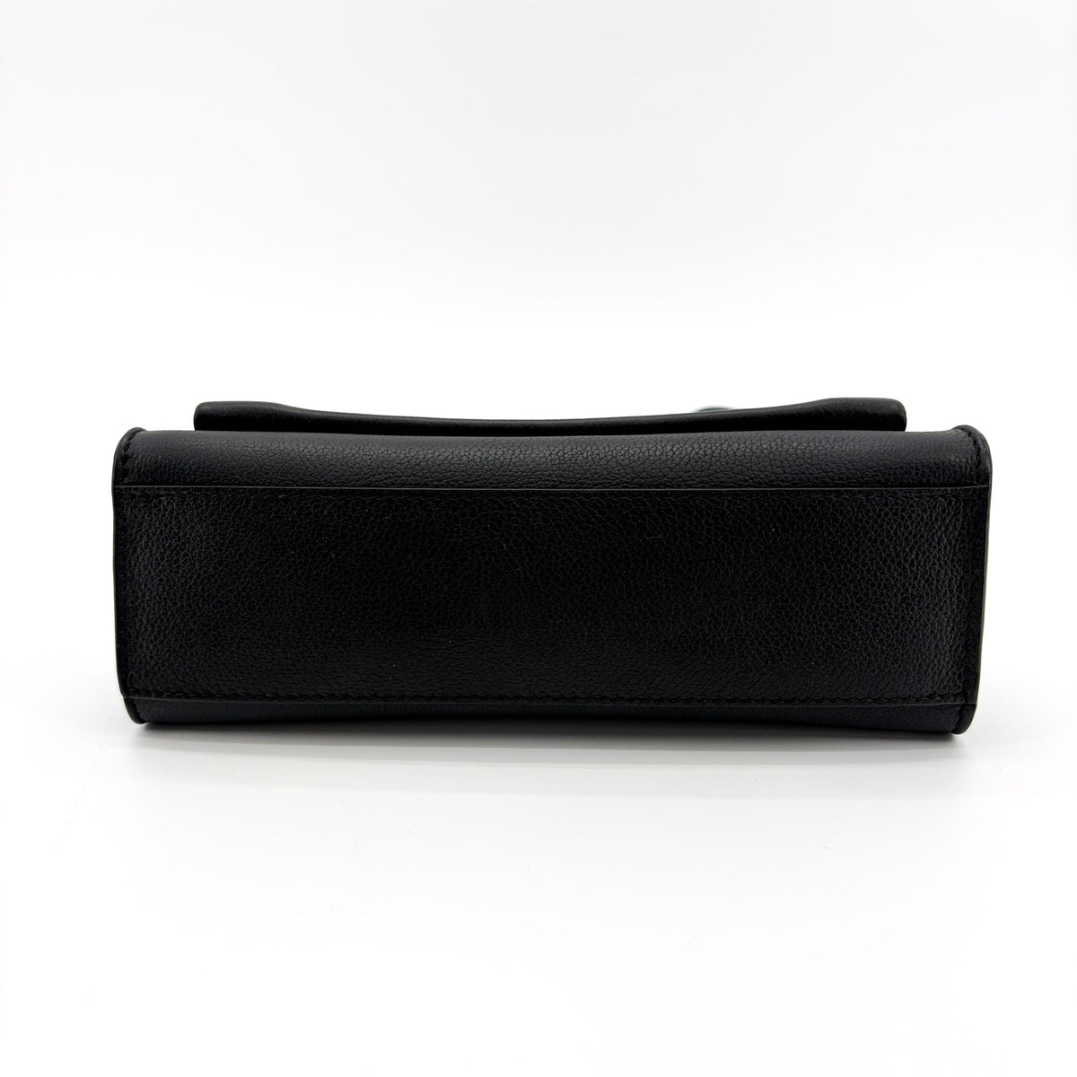 Louis Vuitton Mylockme Monochrome Leather Black Leather Handbag (Pre-Owned)