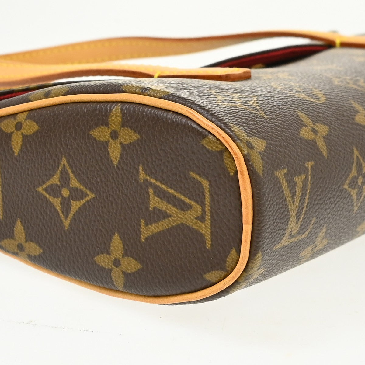 Louis Vuitton Sonatine Monogram Canvas Brown Canvas Handbag (Pre-Owned)