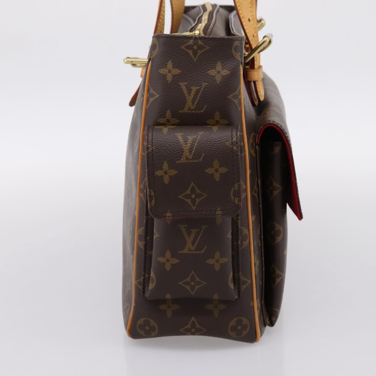 Louis Vuitton Multipli Cite Monogram Canvas Brown Canvas Handbag (Pre-Owned)