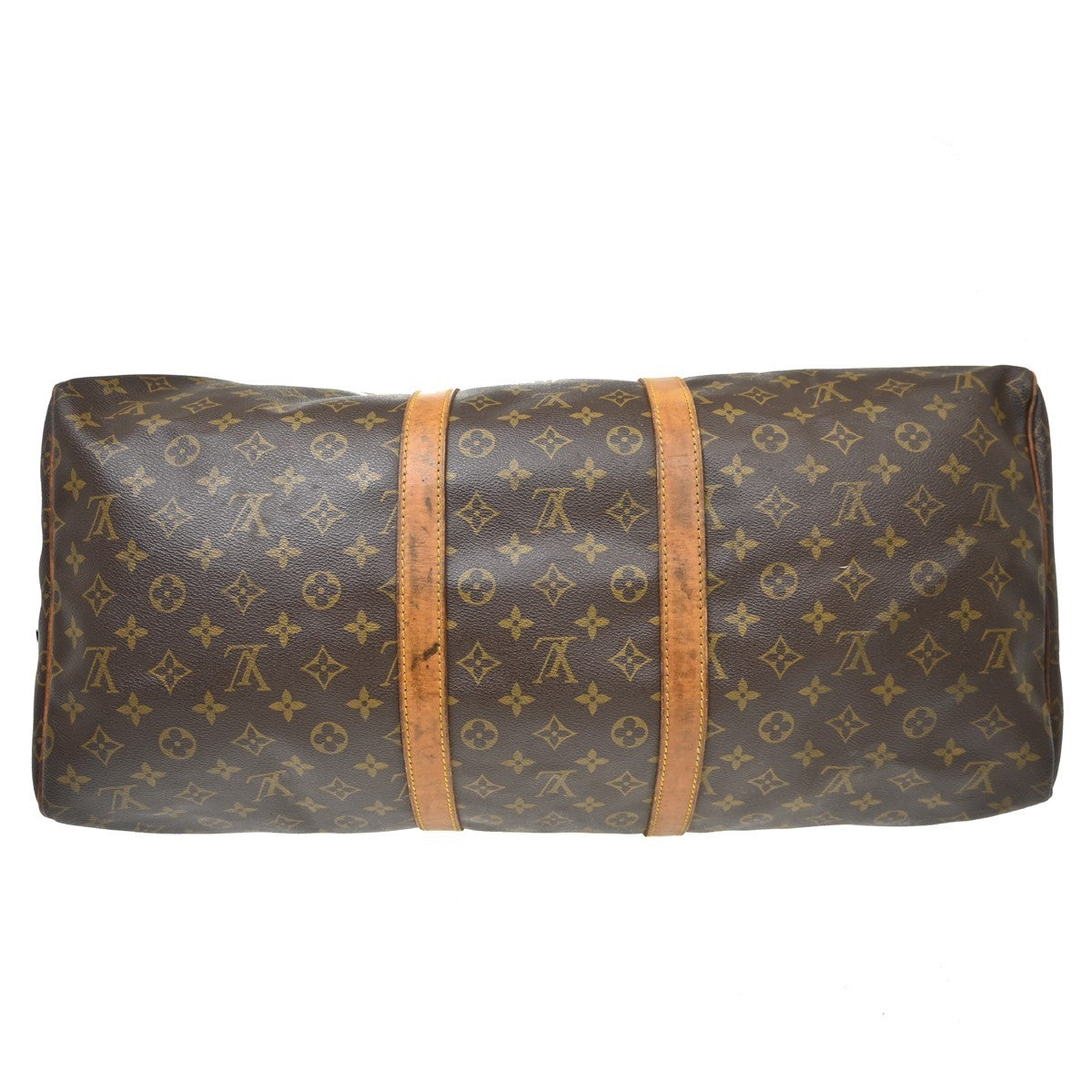 Louis Vuitton Keepall Monogram Canvas Brown Canvas Travel Bag Bag (Pre-Owned)