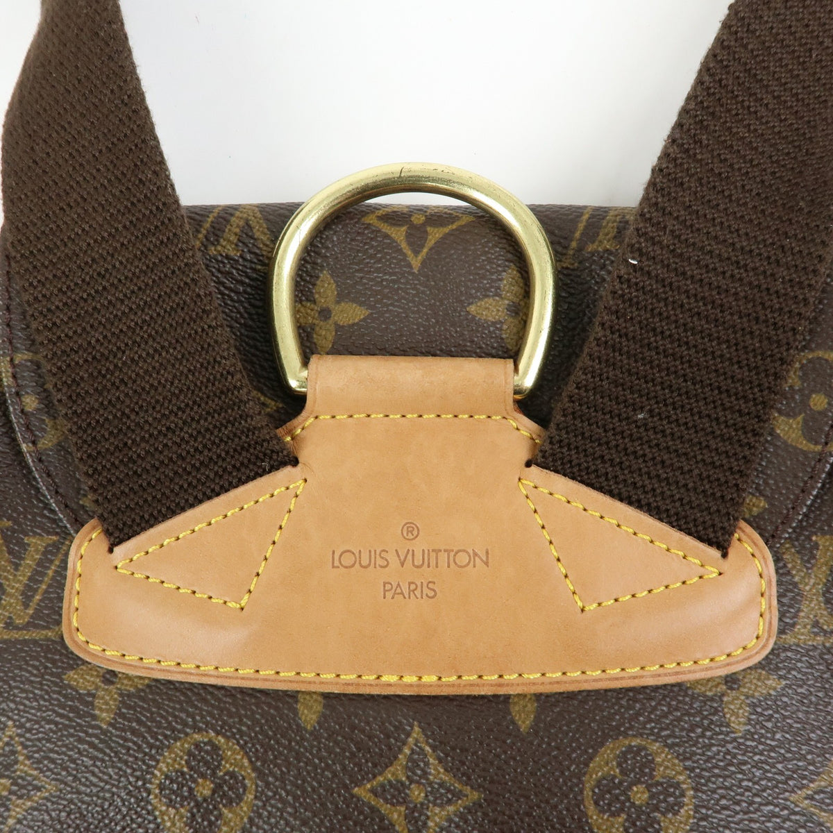 Louis Vuitton Vintage Montsouris Monogram Canvas Brown Canvas Backpack Bag (Pre-Owned)