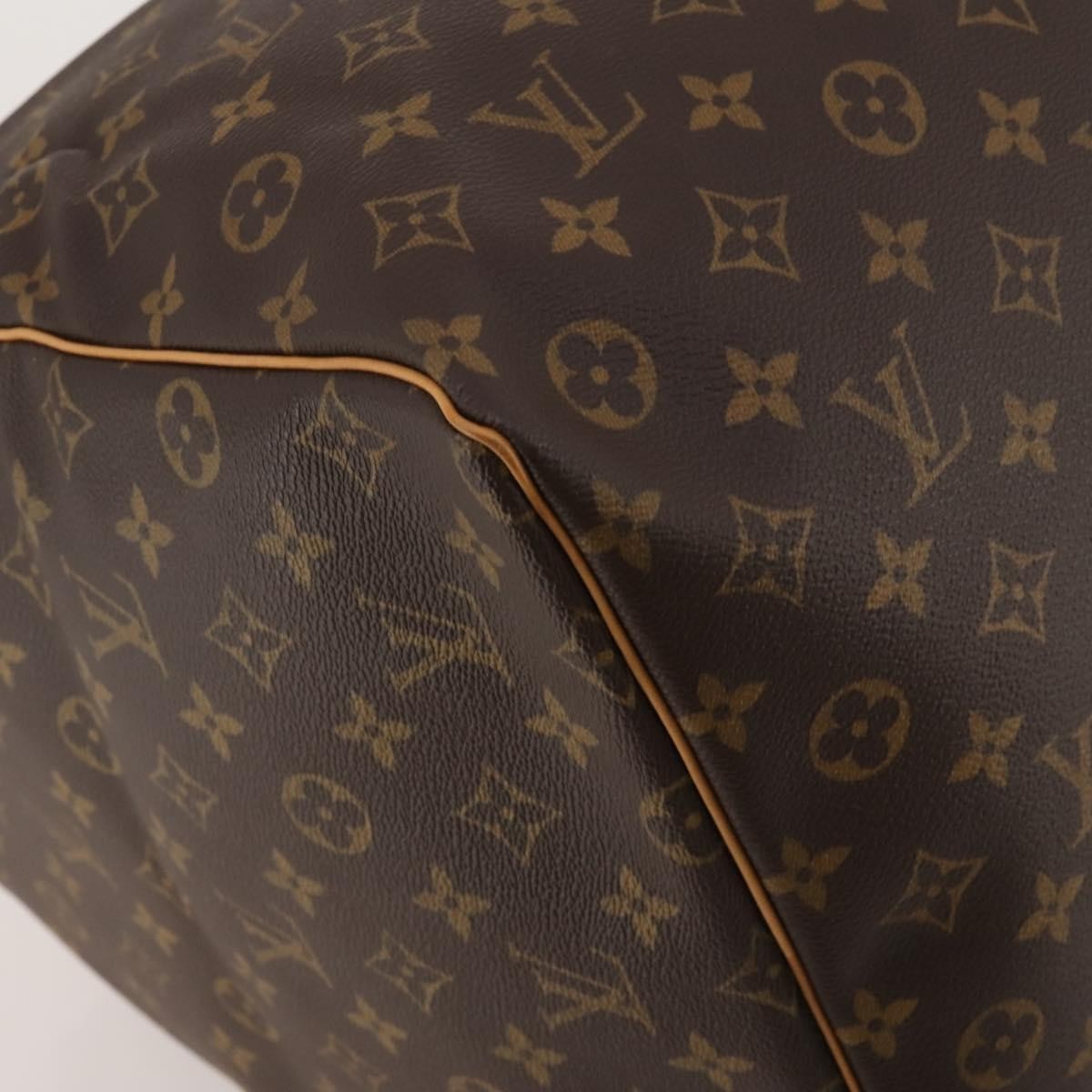 Louis Vuitton Keepall Monogram Canvas Brown Canvas Travel Bag Bag (Pre-Owned)