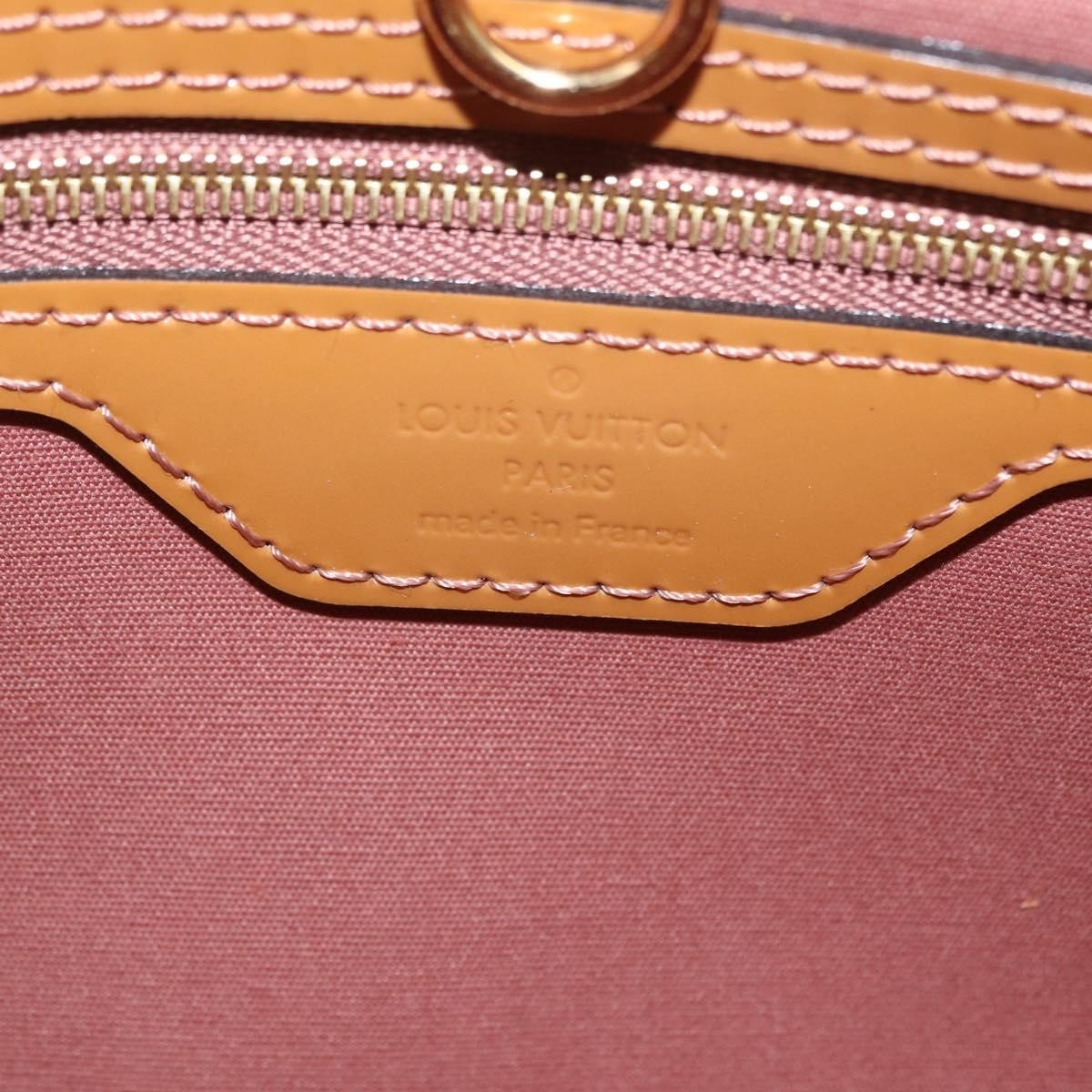 Louis Vuitton Catalina Monogram Vernis Brown Patent_Leather Handbag (Pre-Owned)
