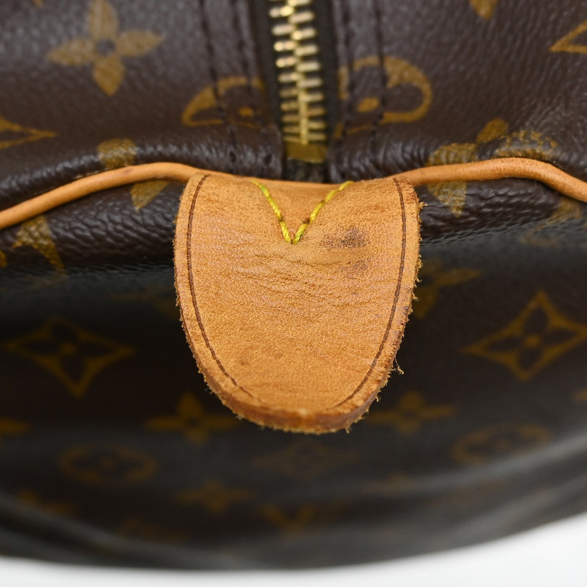 Louis Vuitton Keepall Monogram Brown Canvas Travel Bag Bag (Pre-Owned)