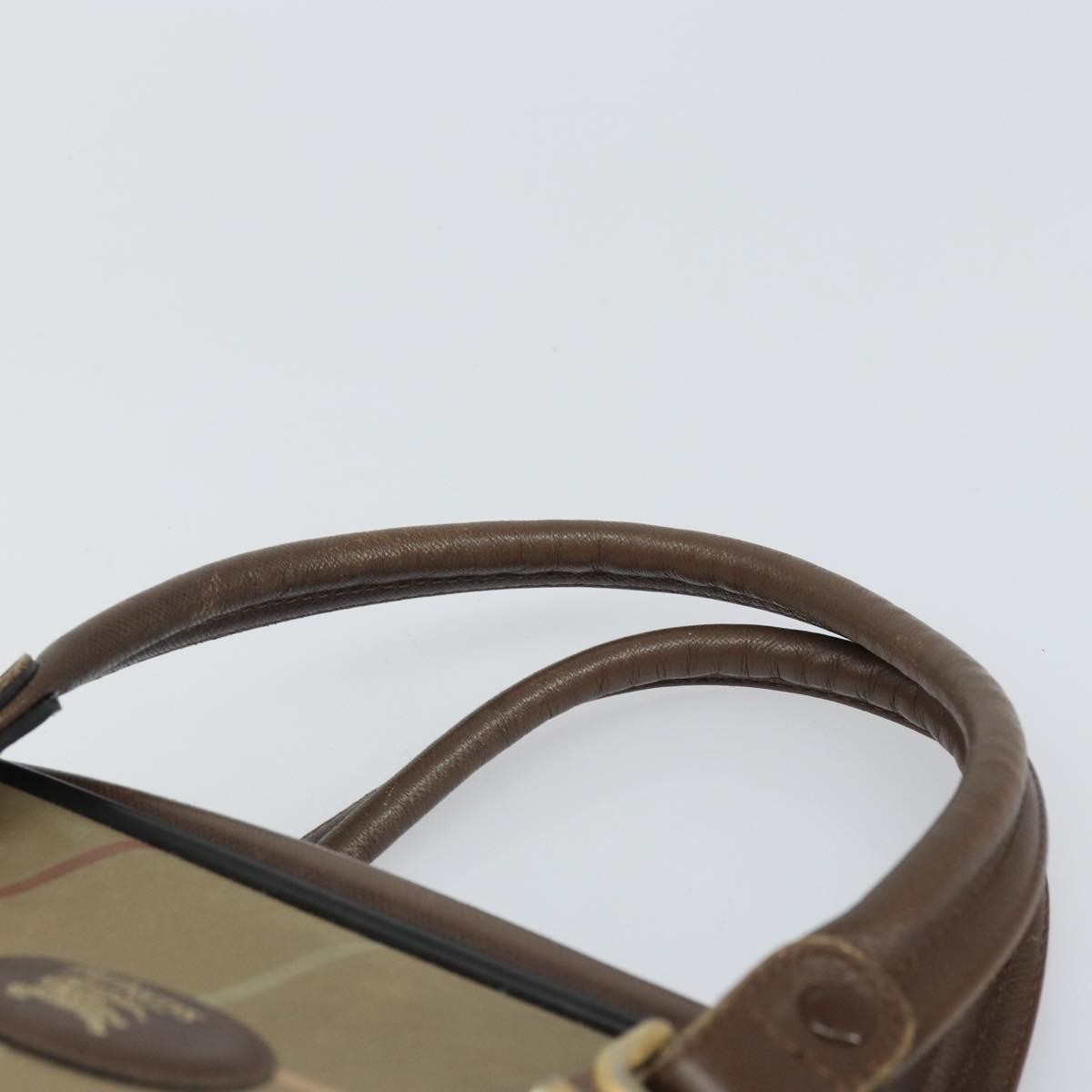 Burberry Nova Canvas Beige Canvas Handbag (Pre-Owned)