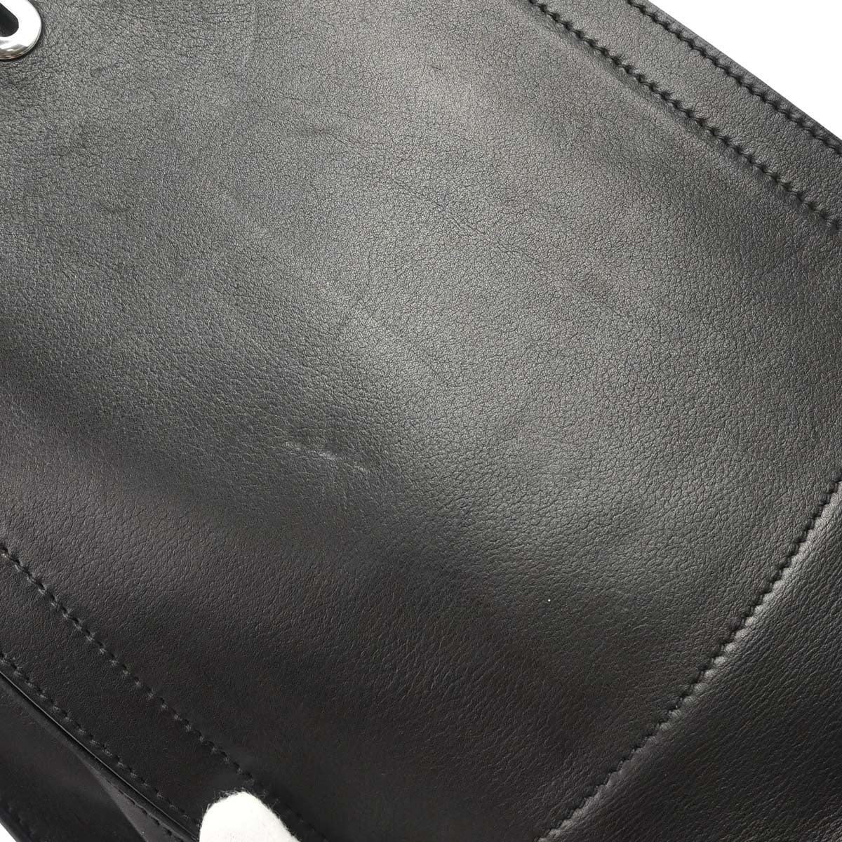 Hermes Gr24 Evercolor Black Leather Backpack Bag (Pre-Owned)