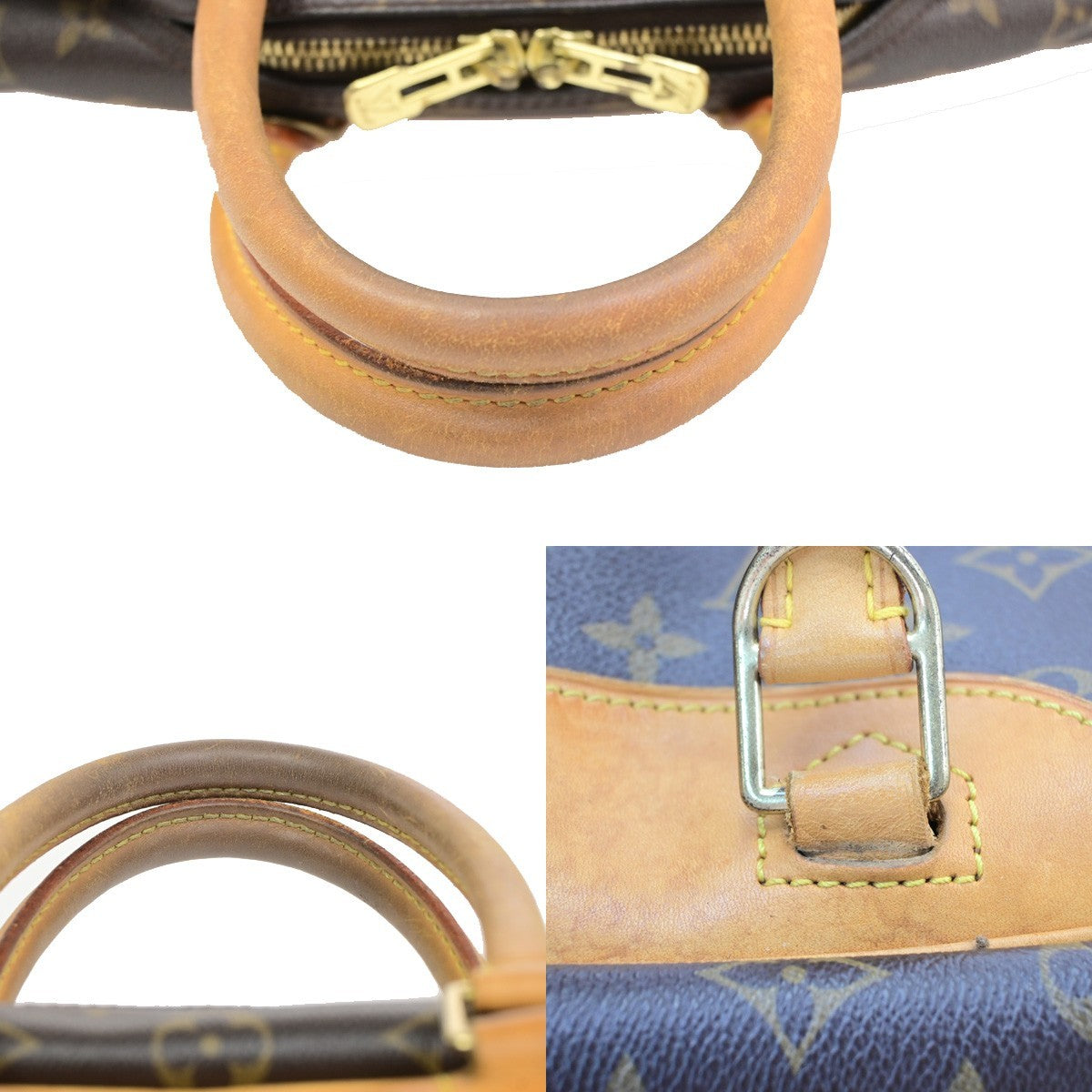 Louis Vuitton Deauville Monogram Canvas Brown Canvas Handbag (Pre-Owned)