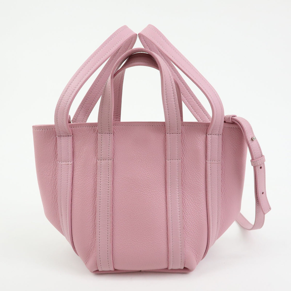 Balenciaga Everyday 2.0 North South Leather Pink Leather Tote Bag Bag (Pre-Owned)