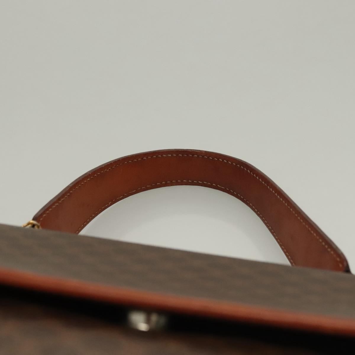 Celine Triomphe Vintage Macadam Canvas Brown Canvas Bag (Pre-Owned)