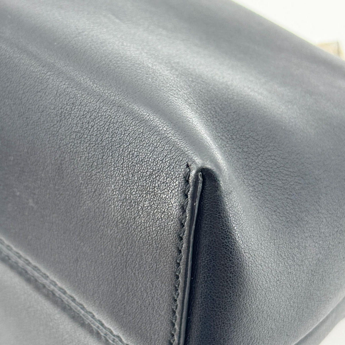 Fendi By The Way Satchel Leather Black Leather Handbag (Pre-Owned)