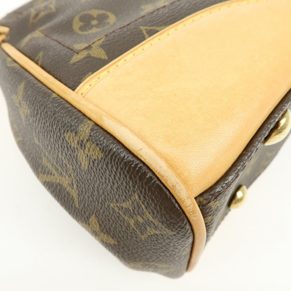 Louis Vuitton Beverly Monogram Canvas Brown Canvas Handbag (Pre-Owned)
