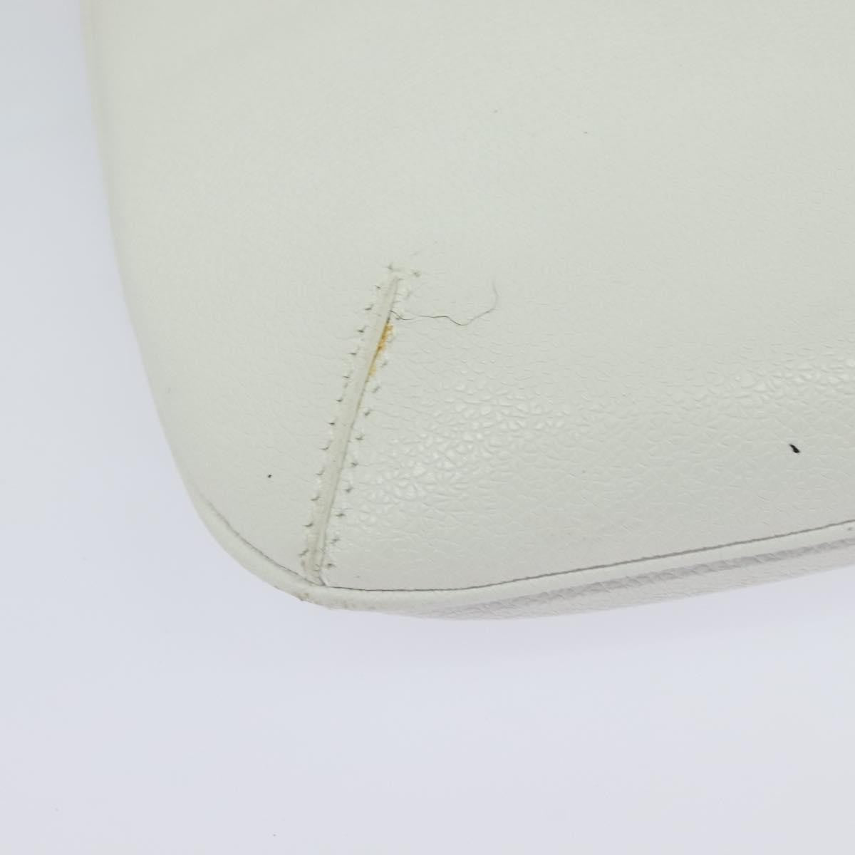 Bvlgari Vintage Leather White Leather Shoulder Bag Bag (Pre-Owned)