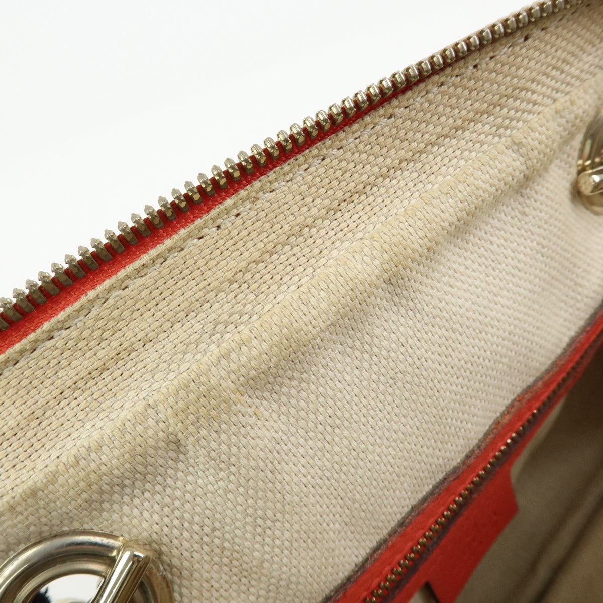 Gucci Soho Chain Zip Leather Pink Leather Shoulder Bag Bag (Pre-Owned)