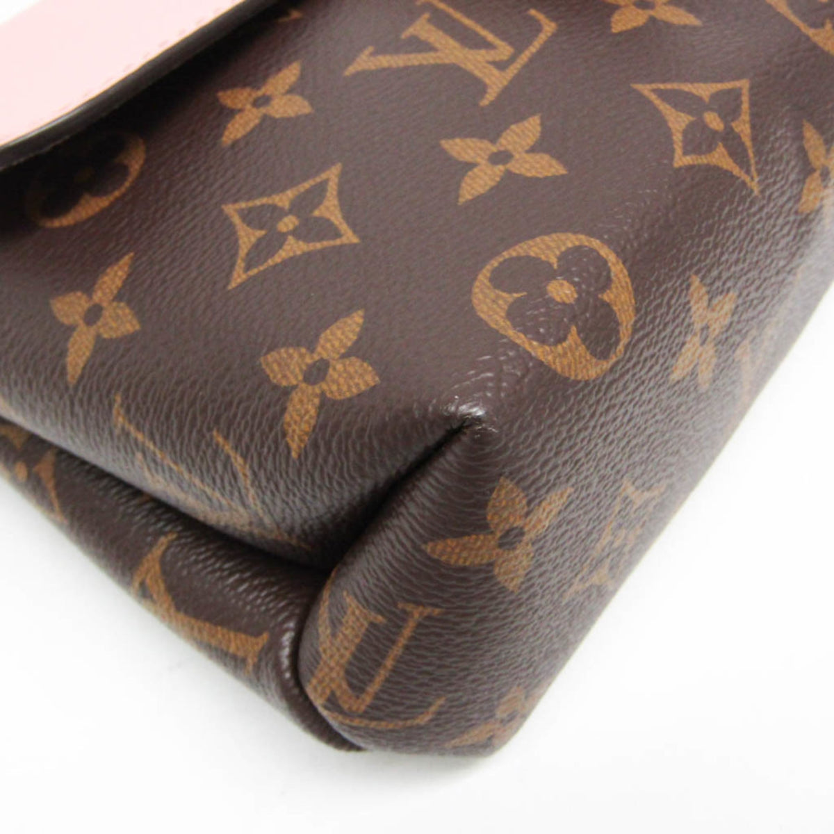 Louis Vuitton Locky Monogram Canvas With Leather Brown Canvas Handbag (Pre-Owned)