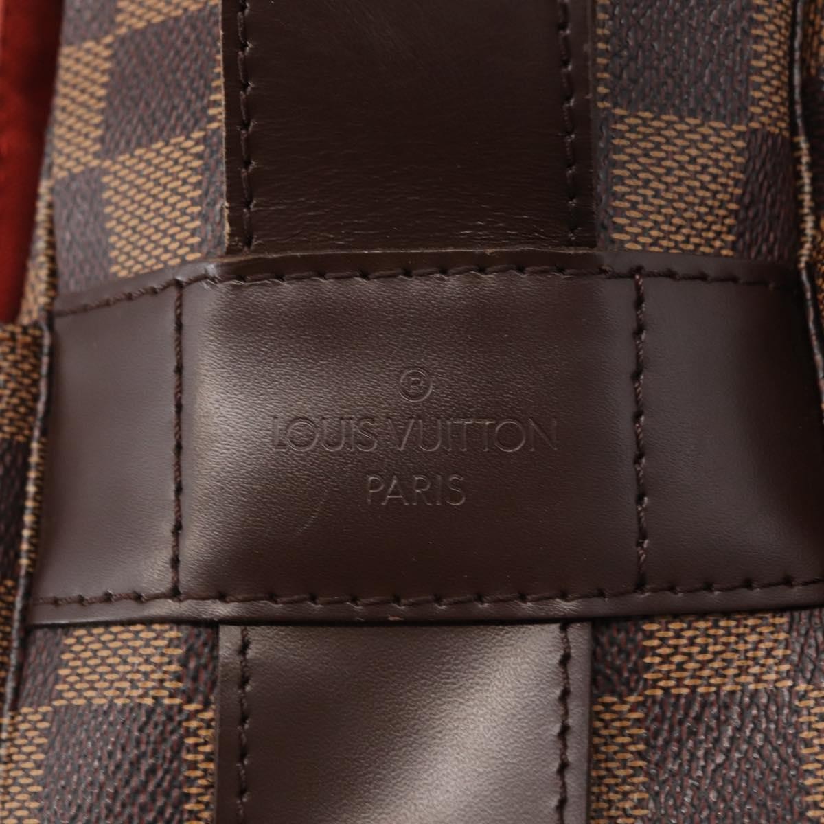 Louis Vuitton Naviglio Damier Ebene Brown Canvas Shoulder Bag Bag (Pre-Owned)