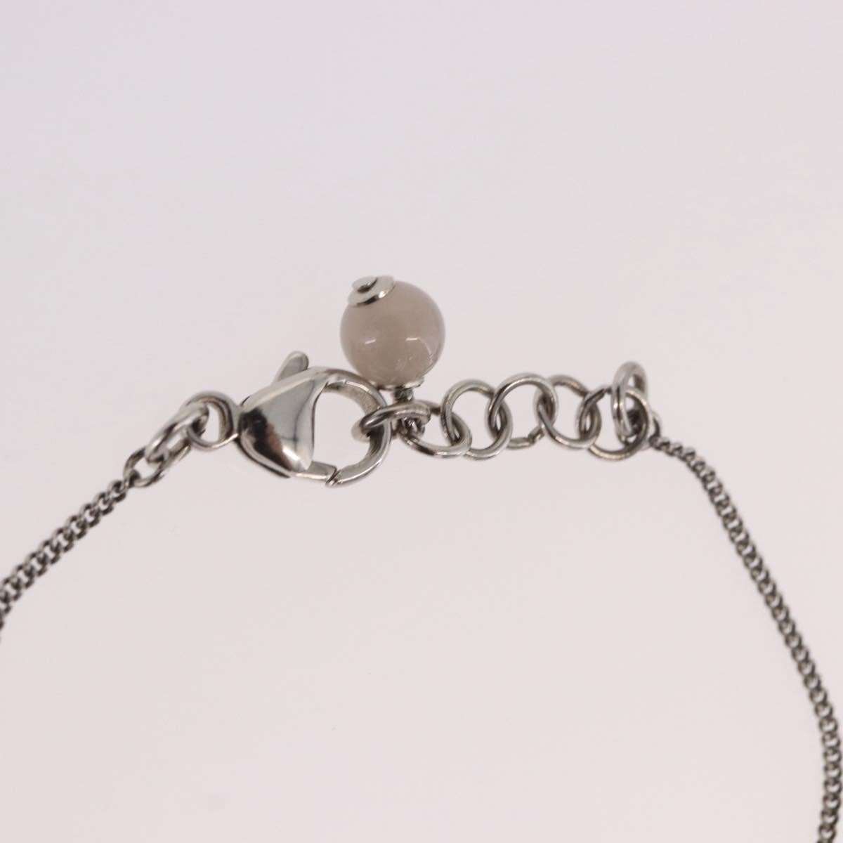 Chanel Cc Charm Metal Silver Metal Bracelet Jewelry (Pre-Owned)
