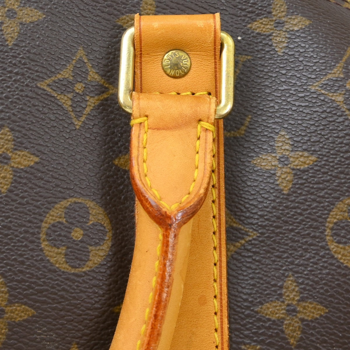 Louis Vuitton Keepall Bandouliere Monogram Canvas Brown Canvas Travel Bag Bag (Pre-Owned)
