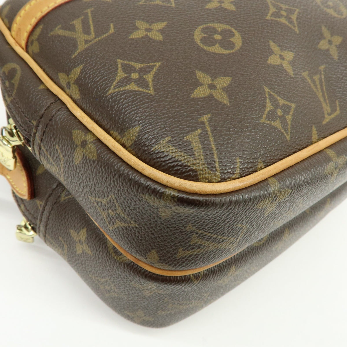 Louis Vuitton Reporter Monogram Canvas Brown Canvas Shoulder Bag Bag (Pre-Owned)