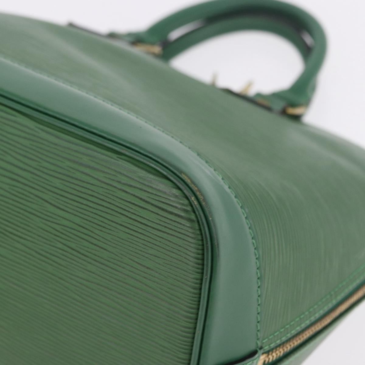 Louis Vuitton Alma Epi Green Leather Handbag (Pre-Owned)